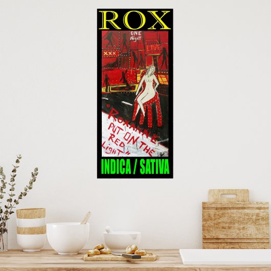ROX INDICA SATIVA POSTER (Keuken)