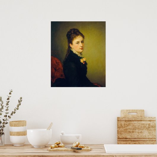 Roxana - George Alexander Healy Fine Art Poster (Keuken)