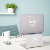 Roxana Happy Birthday silver Aufkleber Sticker (Laptop op bureau)