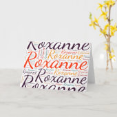 Roxanne Kaart (Gele Bloem)