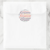 Roxanne Ronde Sticker (Tas)