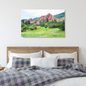 Roxborough Meadows Mountains and Spires Canvas Afdruk (Insitu (Slaapkamer))