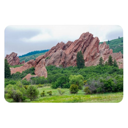 Roxborough Meadows Mountains and Spires Magneet (Horizontaal)