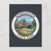 Roxborough State Park Colorado Badge Briefkaart (Voorkant)