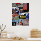 Roxbury, MA-fotocollage muur Poster (Keuken)