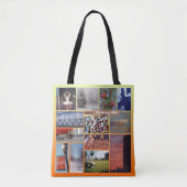 Roxbury, Massachusetts Photo Collage Tote Bag (Voorkant)