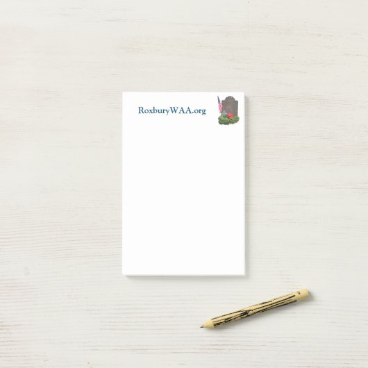 RoxburyWAA Post-it® Notes (Op bureau)
