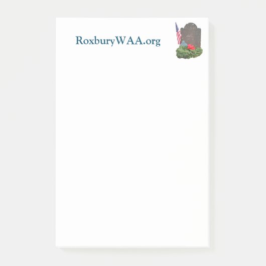 RoxburyWAA Post-it® Notes (Voorkant)