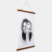 Roxette Art Hangend Wandkleed (Gebogen)