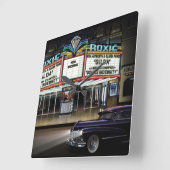 Roxie Afbeelding Show Vierkante Klok (Hoek)