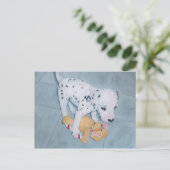 Roxie de Dalmatiaanse Pup Briefkaart (Staand voorkant)