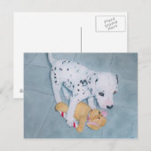Roxie de Dalmatiaanse Pup Briefkaart (Voorkant / Achterkant)