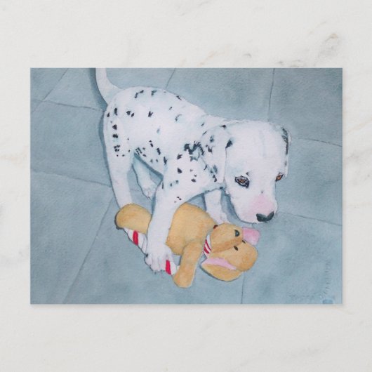 Roxie de Dalmatiaanse Pup Briefkaart (Voorkant)