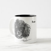 Roxie-Mok Tweekleurige Koffiemok (Voorkant links)
