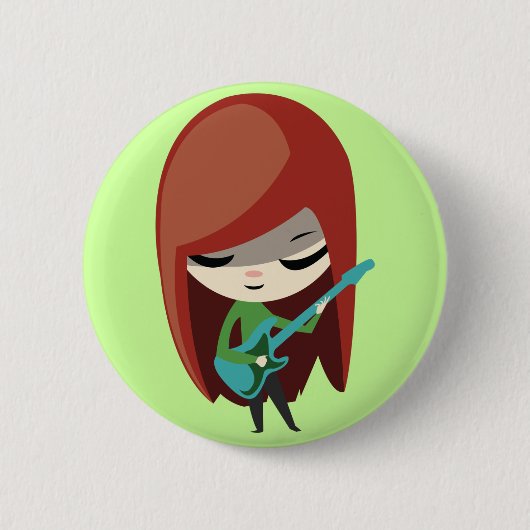 Roxie Rockstar Ronde Button 5,7 Cm (Voorkant)
