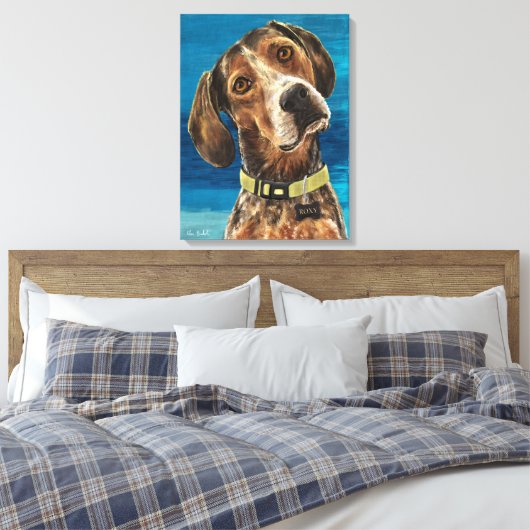 Roxy3 Canvas Afdruk (Insitu (Slaapkamer))