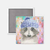 Roxy de Raccoon Magneet (Voorkant / Achterkant)