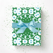 Roxy Jaguar Links in Green and Aqua Cadeaupapier