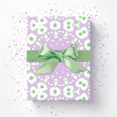 Roxy Jaguar Links in Lilac and Green Cadeaupapier