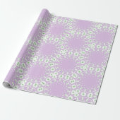 Roxy Jaguar Links in Lilac and Green Cadeaupapier (Uitgerold)