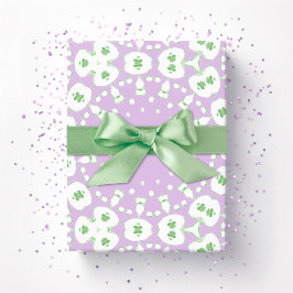Roxy Jaguar Schakels in Lila en Groen Cadeaupapier