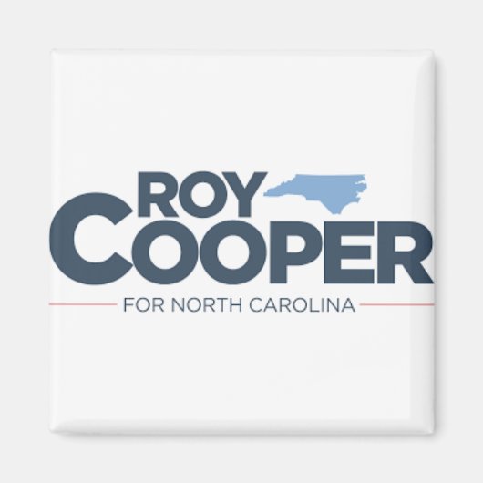 Roy Cooper voor de gouverneur van North Carolina Magneet (Voorkant)