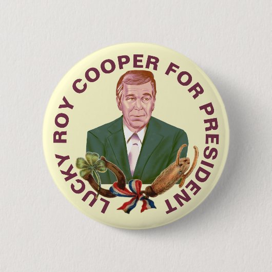 Roy Cooper voor President 2024 Button (Voorkant)