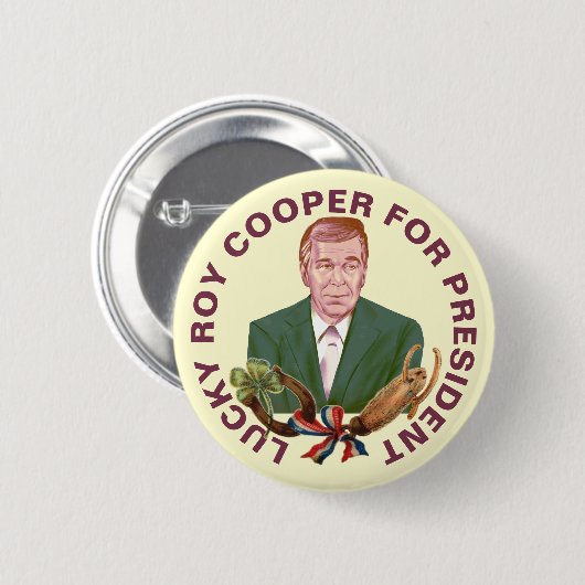 Roy Cooper voor President 2024 Button (Voorkant /achterkant)