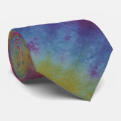 Roy G Biv Tie Dye Necktie Stropdas (Opgerold)