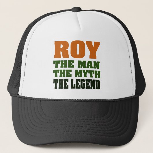 ROY - het Man, de Myth, de Legende Trucker Pet (Voorkant)