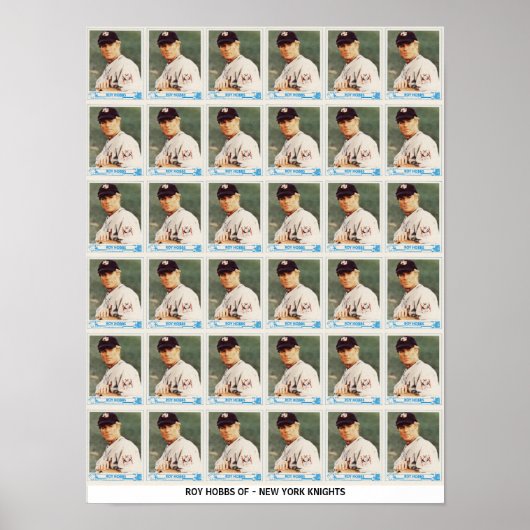 Roy Hobbs Uncut Kaarten Poster (Voorkant)