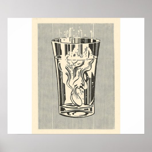 Roy Lichtenstein - Alka Seltzer Poster (Voorkant)