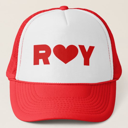 Roy Love Trucker Hat Pet (Voorkant)