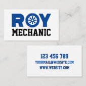 Roy Mechanic Visitekaartje (Voorkant / Achterkant)
