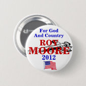 Roy Moore 2012 Ronde Button 5,7 Cm (Voorkant /achterkant)
