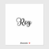 Roy Name - handgeschreven kalligrafie Sticker (Vel)