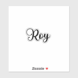 Roy Name - handgeschreven kalligrafie Sticker