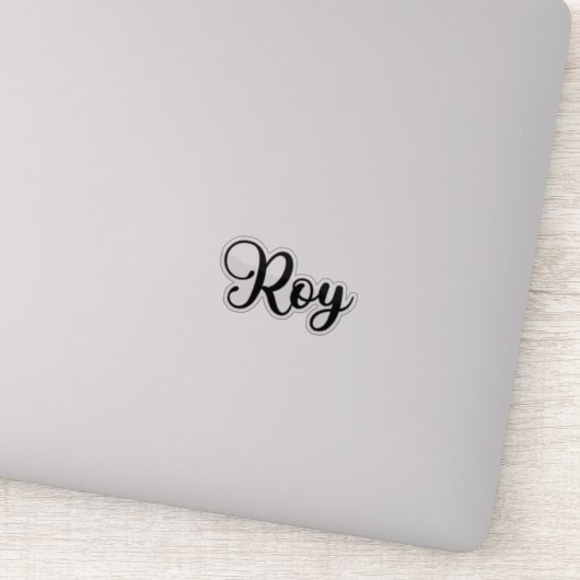 Roy Name - handgeschreven kalligrafie Sticker (Detail)