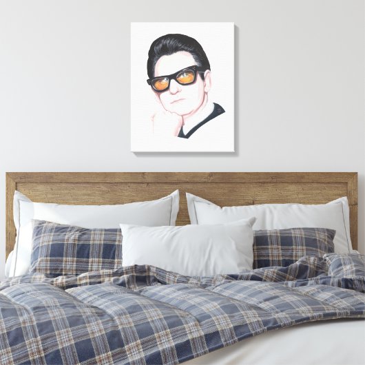 Roy Orbison Canvas Afdruk (Insitu (Slaapkamer))