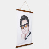 Roy Orbison Hangend Wandkleed (Gebogen)