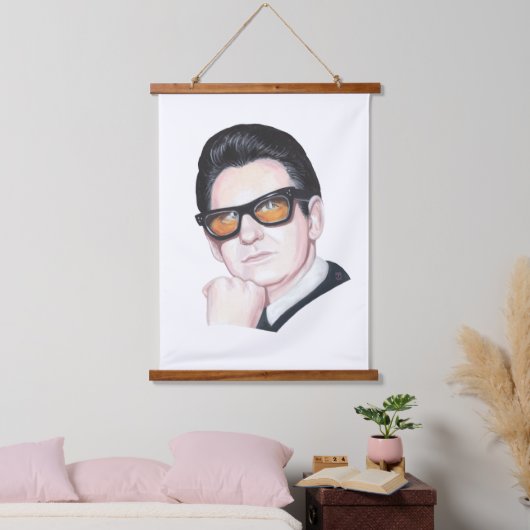 Roy Orbison Hangend Wandkleed (Slaapkamer)