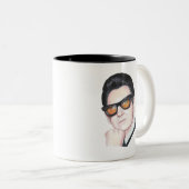 Roy Orbison Tweekleurige Koffiemok (Voorkant rechts)