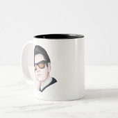 Roy Orbison Tweekleurige Koffiemok (Voorkant links)