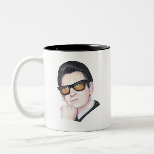 Roy Orbison Tweekleurige Koffiemok (Links)