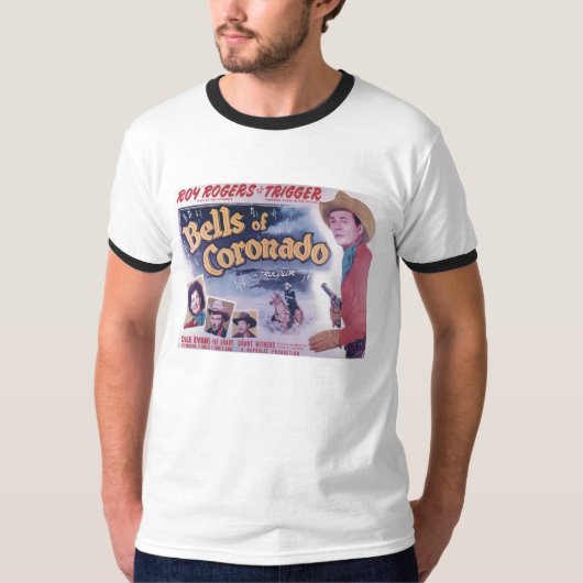 Roy Rogers Movie Bells van Coronado T-shirt (Voorkant)