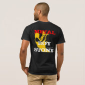 ROY STONE BACK PRINT MANNEN T-SHIRT ROCK IN CHAINS (Achterkant volledig)