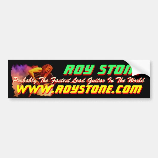 ROY STONE LIVE PIC STICKER (Voorkant)