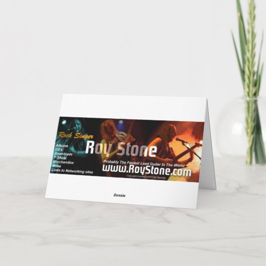 ROY STONE WHISKY XMAS KAART (Achterkant)