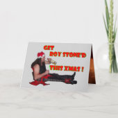 ROY STONE WHISKY XMAS KAART (Voorkant)