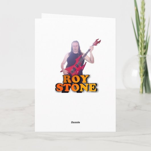 ROY STONE XMAS KAART (Achterkant)